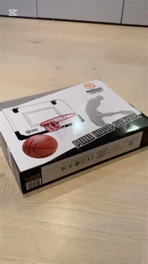 Unboxing mini Basketball hoop FIRST VIDEO!!! #basketball