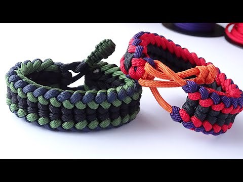 How to Make a "Mad Max Style" Wide Sanctified Paracord Survival Bracelet - CBYS Tutorial