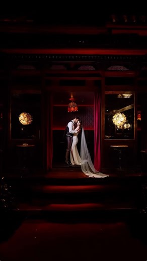 The bar was almost pitch black, but the glow in the room was too beautiful to lose. When I tested my flash, I realized it lit my couple, but it didn’t honor the space. The ambient light disappeared and the photo felt empty. So I raised my ISO to bring the room back to life. When the background looked the way it felt in person, I added flash at a lower power to shape my couple without blowing out their skin. This is how you create depth, mood, and clean light in the darkest settings. You control 