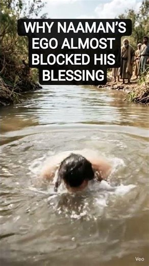 Naaman wanted a grand ritual, but God demanded a simple wash. #shorts #foryou