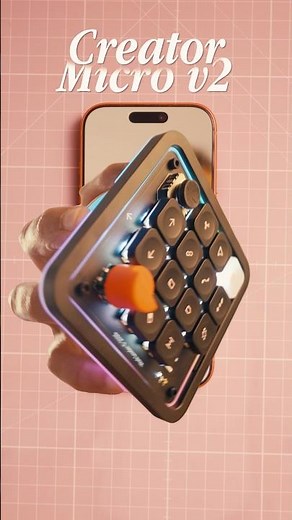 Creator Micro V2 by Worklouder, the best Micropad for Designers