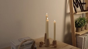 Watch Wooden Candlestick Holders Set by LIFE SENSES PTE. LTD. on Amazon Live