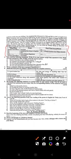 238K views · 1.7K reactions | Class six English 1st paper question 2025 || ষষ্ঠ শ্রেণির ইংরেজি ১ম পত্র প্রশ্ন ২০২৫ | All ExamHelp | Facebook