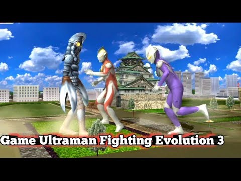 Alien Baltan Melawan Ultraman Tiga Dan Ultraman Gaia☀️Game Ultraman Fighting Evolution 3
