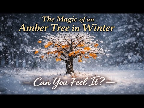The Magic of an Amber Tree in Winter — Can You Feel It?