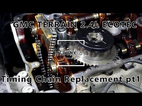 GMC Terrain 2.4L Ecotec Timing Chain Replacement Step by Step pt1