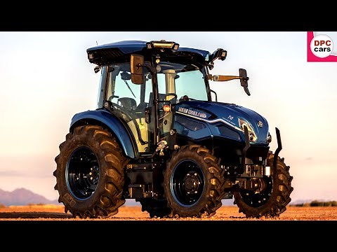 New Holland T4 Electric Self Driving Autonomous Tractor