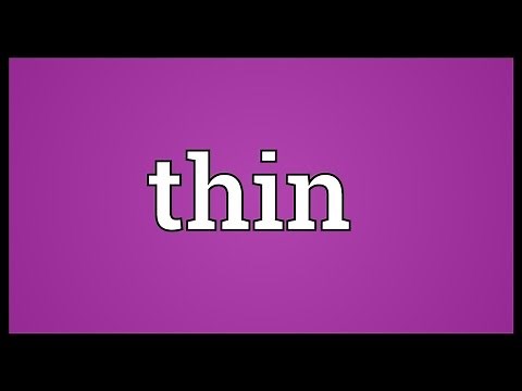 Thin Meaning