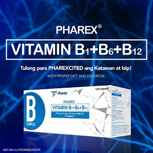 Madalas ka bang nakakaramdam ng sumusunod na symptoms? Baka nerve damage ‘yan caused by Vitamin B deficiency. Huwag magpabaya! Stay PHAREXCITED with a healthy diet, regular exercises, and daily intake of Pharex Vitamin B1 B6 B12. Tulong para mapanatiling healthy ang iyong mind & body. ASC Reference No. P103N062922PS | Pharex B-Complex