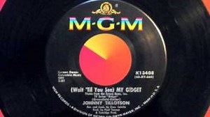 (Wait 'Til You See) My Gidget - Johnny Tillotson -TV theme Chords - ChordU