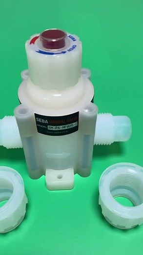 Do you know how PFA diaphragm valve works?#valve #factory