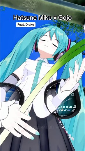 28K views · 2K reactions | Hatsune Miku x Gojo (feat. Drake) Rugada #hatsunemiku #gojo #jjk #anime #vrchat | Disco Rabbit VR | Facebook