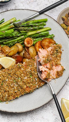 Pistachio crusted salmon rich and buttery favorite recipe