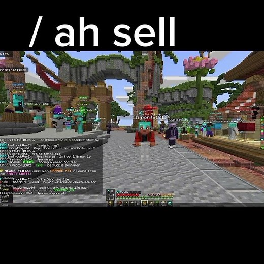How to Sell Rare Items in Public Minecraft Servers 💎🔥#minecraft #gamingshorts #gaming #server
