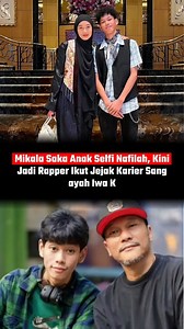 Mikala Saka Anak Selfi Nafilah, Kini Jadi Rapper Ikut Jejak Karier Sang ayah Iwa K Putra Iwa K dari pernikahannya dengan Selfi Nafilah kini telah memasuki masa remaja. Mikala Saka bahkan mulai menapaki karier musik seperti ayahnya. Mikala Saka Pandhiya Hamada Kusuma, anak tunggal Selfi Nafilah dari pernikahan dengan rapper Iwa K, semakin menunjukkan kemampuannya dalam dunia musik. Remaja yang lahir pada tahun 2008 ini mengikuti jejak ayahnya sebagai seorang rapper dan baru saja meluncurkan singl