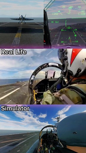 DCS World Carrier Landing Comparison: Real Life vs Simulator