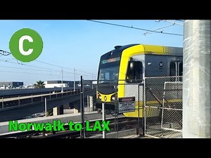LA Metro C Line Full Ride: Norwalk to LAX