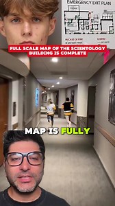 Scientology building floor plan and map is complete #Sclentology #Speedrun #ForYouPage
