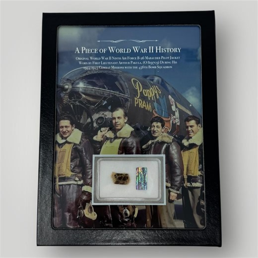 Original WWII B-26 Marauder Pilot Jacket 9th Air Force 456th Squadron Military Aircraft History Gift 6x8 Large Display (with C.O.A.) - Etsy