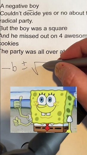 Memorize the quadratic formula easily