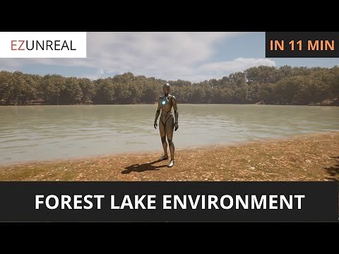 Unreal Engine 5 Tutorial for Beginners: Create Forest Lake Scene Environment