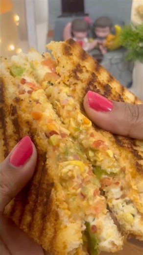 🔥 Ultimate Cheesy Schezwan Veggie Sandwich 🔥 #shorts #recipe
