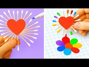 🌈 COLORFUL RAINBOW HACKS TO TRY AT HOME! Make School More Fun 🎒🖍️