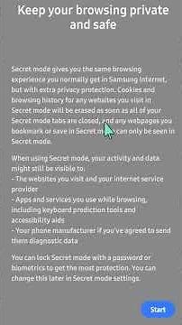 How To Turn On Secret Mode in Samsung Internet Browser #samsunginternet #smartphone #howto