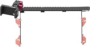 Tackform TRAXX Assault Track Dash Mount - Phone Holder - Compatible with 2016-2023 Toyota Tacoma | CNC Billet Aluminum Picatinny Rail | Full Width Bracket + Bezel Stiffeners | Pink