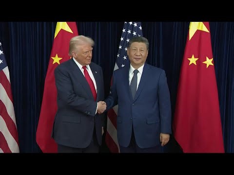 Watch: Trump and China's Xi Shake Hands Ahead of Historic Meeting in South Korea