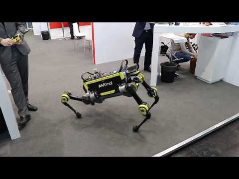 Swiss Robotic "Dog" ANYmal | Made by ANYbotics | Hannover Messe 2017