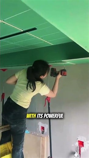 Amazing Electric Drywall Screw Gun – Fast Ceiling Installation Tool You Must See!