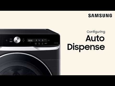How to use the auto dispenser on your Samsung washing machine | Samsung US