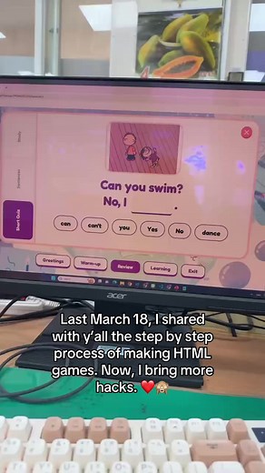 HTML Game Hacks & More for Teachers | Updated Ideas