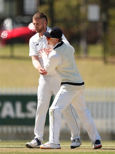 Fergus O'Neill with an absolute SEED 🤩 #SheffieldShield | cricket.com.au
