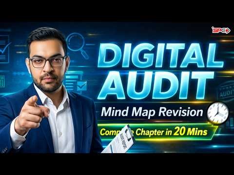 Digital Audit Mind Map Revision | Complete Chapter in 20 Mins By CA Rakesh Sarediya