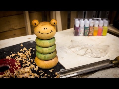 Woodturning Stacking Toys: Artistic Woodturning