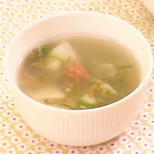 食欲のない時にも！ 食べるねばねば梅スープのレシピ動画・作り方 | デリッシュキッチン