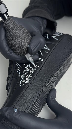 Custom Tattooed AF1 Sneakers - Would You Cop or Drop?