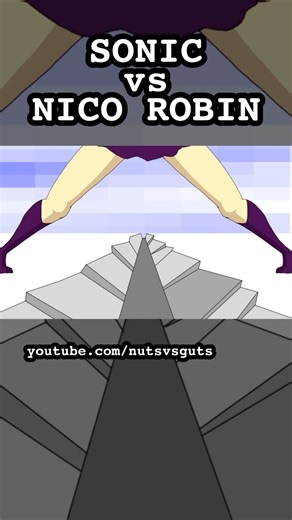 IT'S TACO TUESDAY! Sonic the Hedgehog fights Nico Robin from One Piece, and gets some payback for the Dos Fleur Grab she did to Franky! #sonicthehedgehog #nicorobin #onepiece #anime #animation #dosfleurgrab | Nutsvsguts