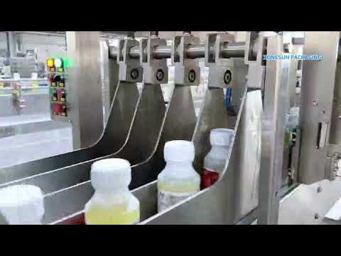 Fully Automatic Liquid Fertilizer Bottle Packaging Production Line
