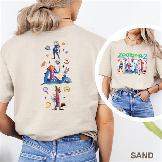 Judy Hopps Nick Wilde Gary De'snake Shirt, Disney Zootopia 2 Shirt, Walt Disney World Shirt, Disneyland Zootopia Tee 464514 - Etsy