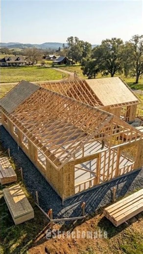 From Empty Lot to Beautiful Modern Farmhouse 🏡 | Satisfying Construction Progress