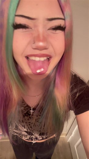 #rainbowhair #alt #fyp #yay #psychoteddy | rainbow hair