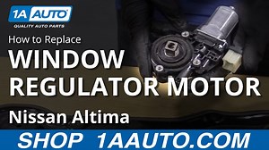 How to Replace Window Regulator Motor 2007-12 Nissan Altima