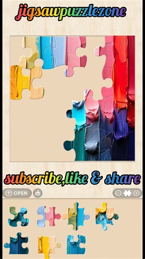 Rainbow Paint Color🌈 @jigsawpuzzlezone