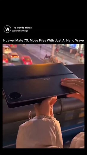 THE WORLD'S THINGS ™ on Instagram: "Huawei has officially disrupted the smartphone industry with the launch of the Mate 70 series, featuring a groundbreaking "Air Gesture" system. Powered by HarmonyOS NEXT and advanced AI sensors, users can now transfer photos and files between devices by simply "grabbing" them in the air. Dubbed "AI Teleportation" by CEO Richard Yu, this technology uses the front camera to track precise hand movements, making digital interaction feel like a scene from a superhe