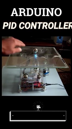Ball on plate PID CONTROLLER With ARDUINO || PID BALANCE WITH BALL #Shorts#lightningarduino#thelabx