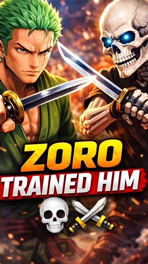 What If Roronoa Zoro Trained a Skeleton Fighter? 💀⚔️ #trending