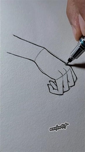 how to draw hand #drawing #drawingtutorial #manga #anime #art #howtodraw #easydrawing